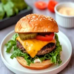 Quick and Easy Juicy Air Fryer Cheeseburgers First Image First Image
