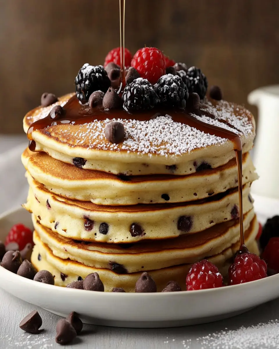 Chocolate Chip Pancakes First Image First Image