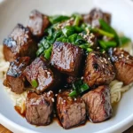 Irresistible Steak Bites with Miso Ginger Dressing Recipe First Image First Image