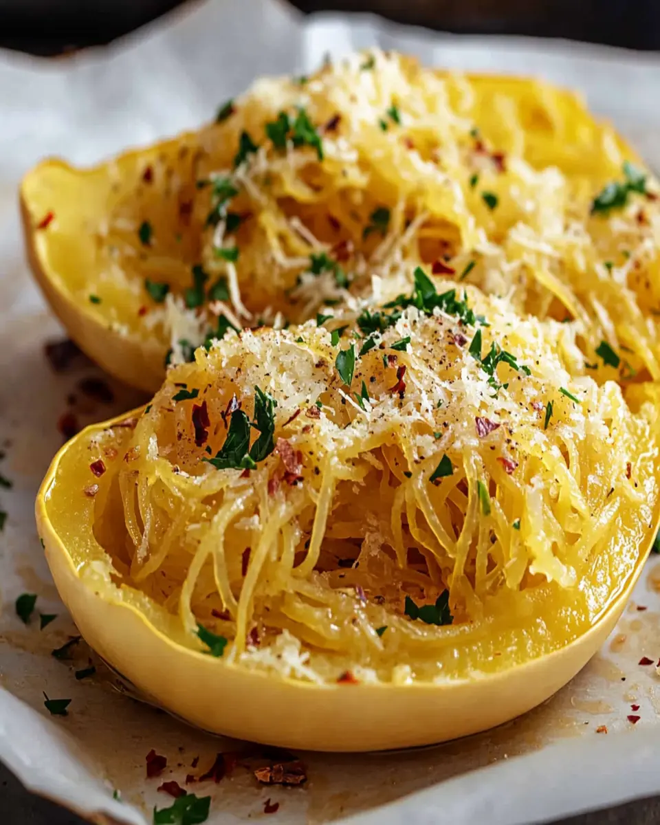 Roasted Spaghetti Squash First Image First Image