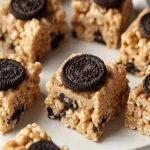 Peanut Butter Oreo Rice Krispies Treats First Image First Image