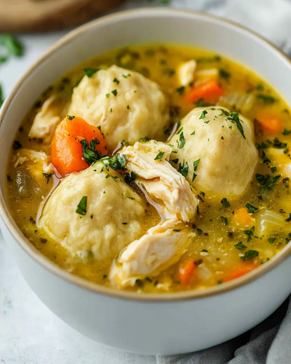 Chicken and Dumpling Soup First Image First Image