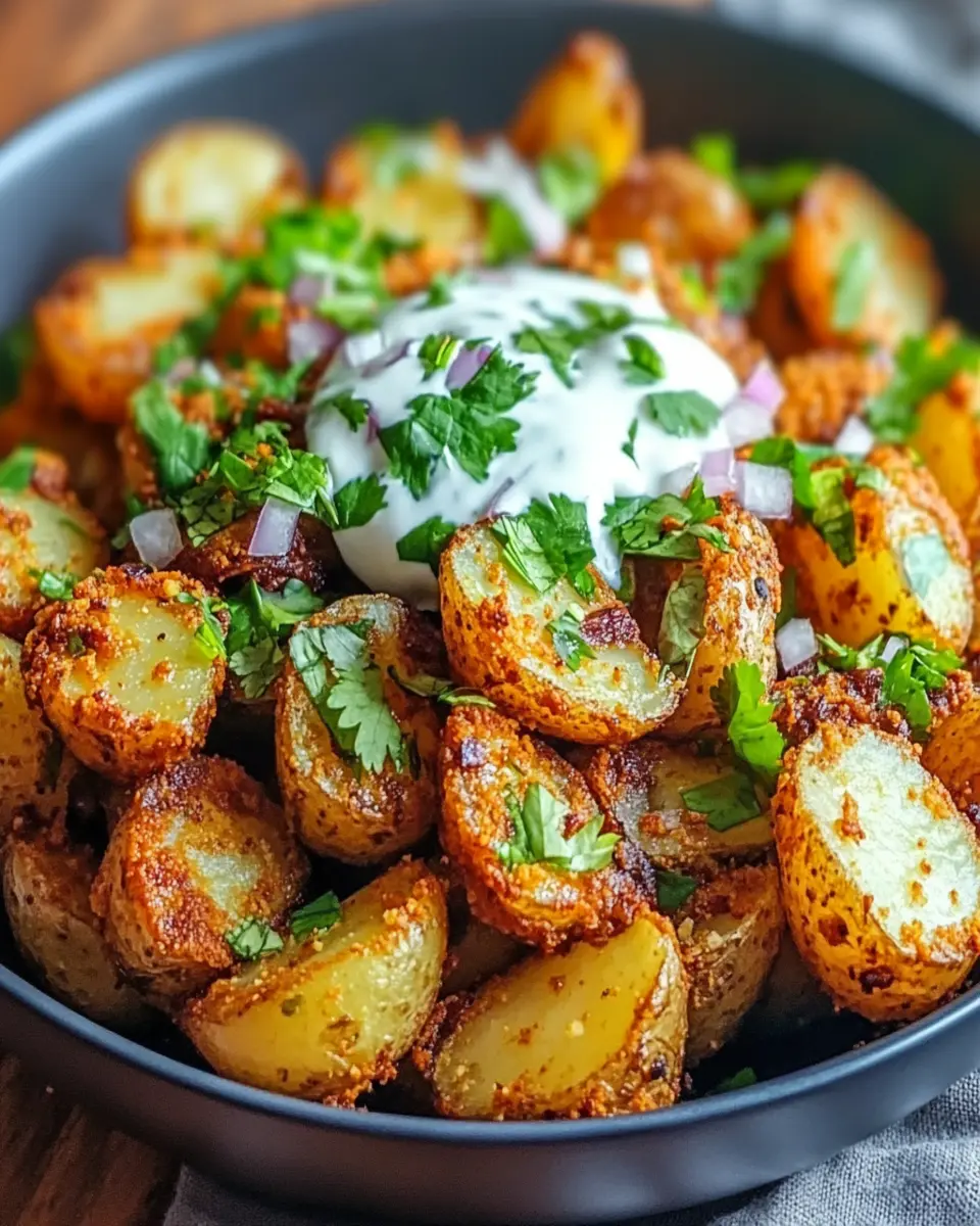 Crispy Chaat Masala Potatoes: A Flavor Explosion Recipe First Image First Image