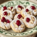 Easy Almond Cherry Cookies Recipe First Image First Image