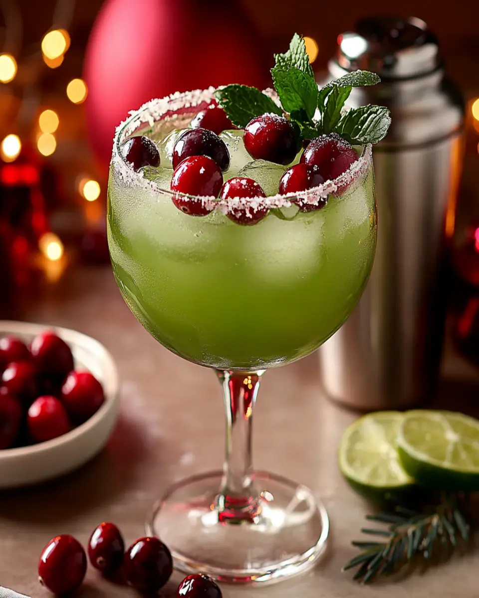 Festive Mistletoe Margarita Recipe – Cheers Without Alcohol! First Image First Image