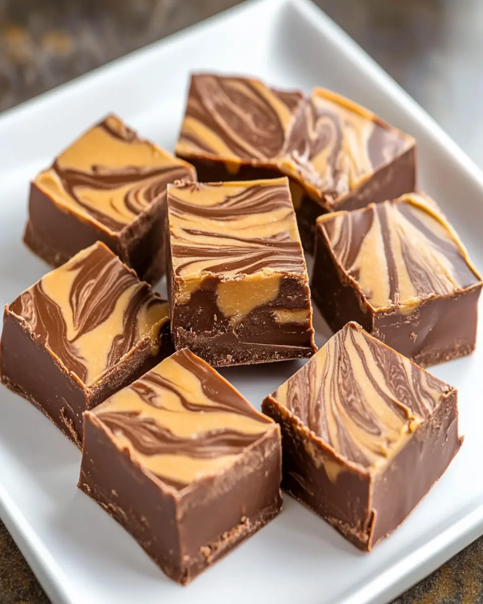 Chocolate Peanut Butter Fudge First Image First Image