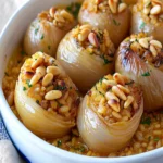 Stuffed Onions with Rice and Pine Nuts First Image First Image