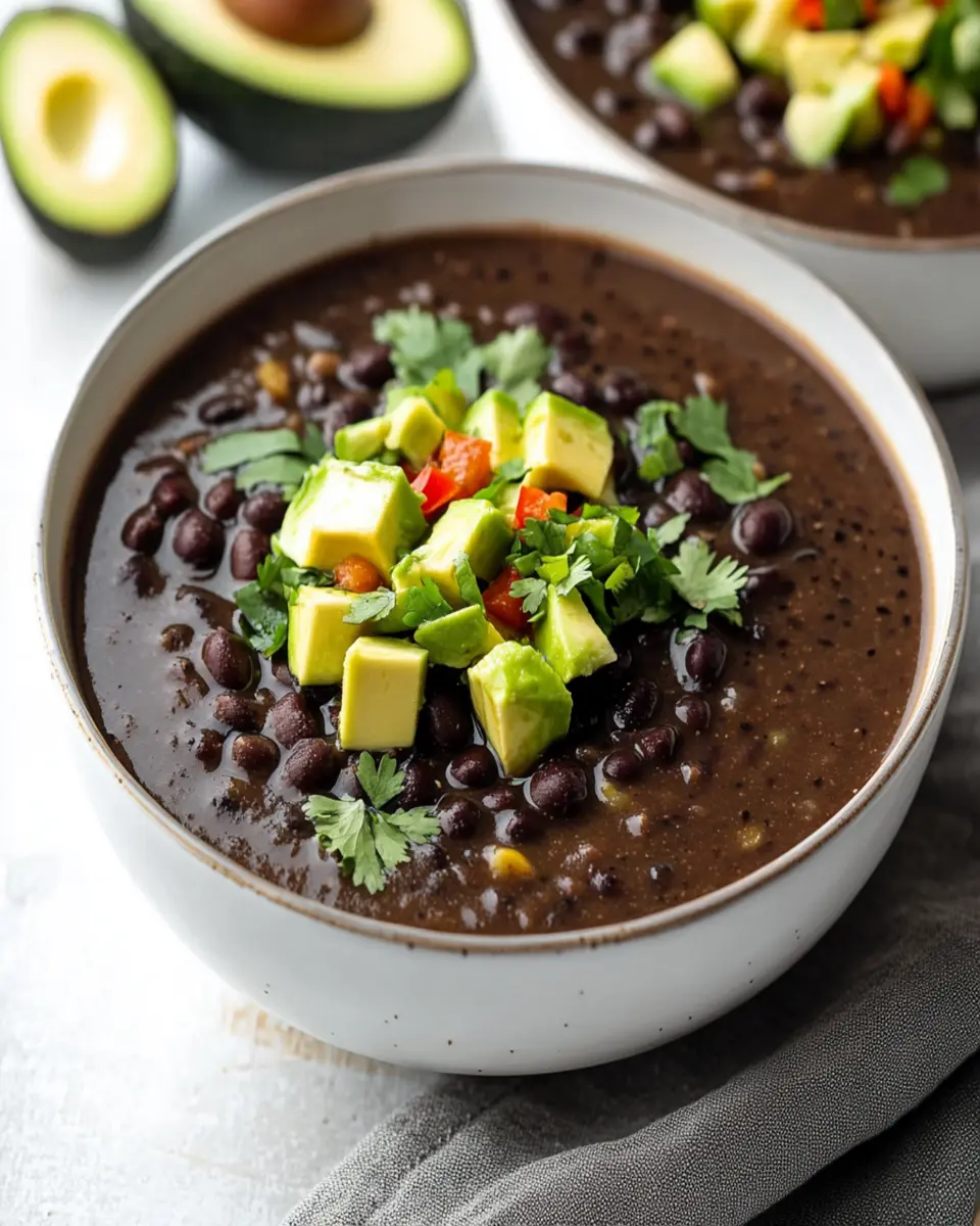 Black Bean Soup Recipe First Image First Image
