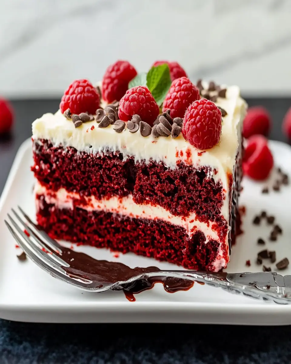 Red Velvet Poke Cake Recipe First Image First Image