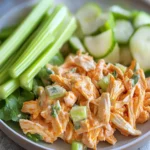 High Protein Buffalo Chicken Salad (Healthy, Easy) First Image First Image