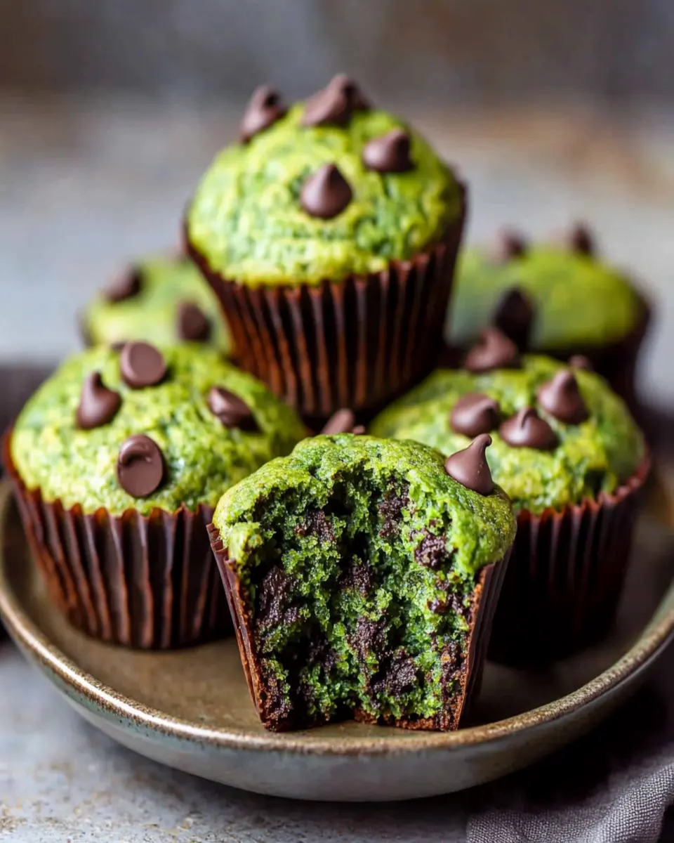 Chocolate Chip Kale Muffins First Image First Image