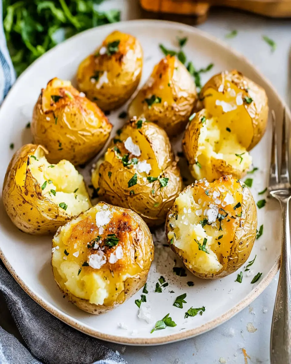 Easy Smashed Potatoes Recipe First Image First Image