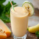Cantaloupe Banana Smoothie Recipe First Image First Image