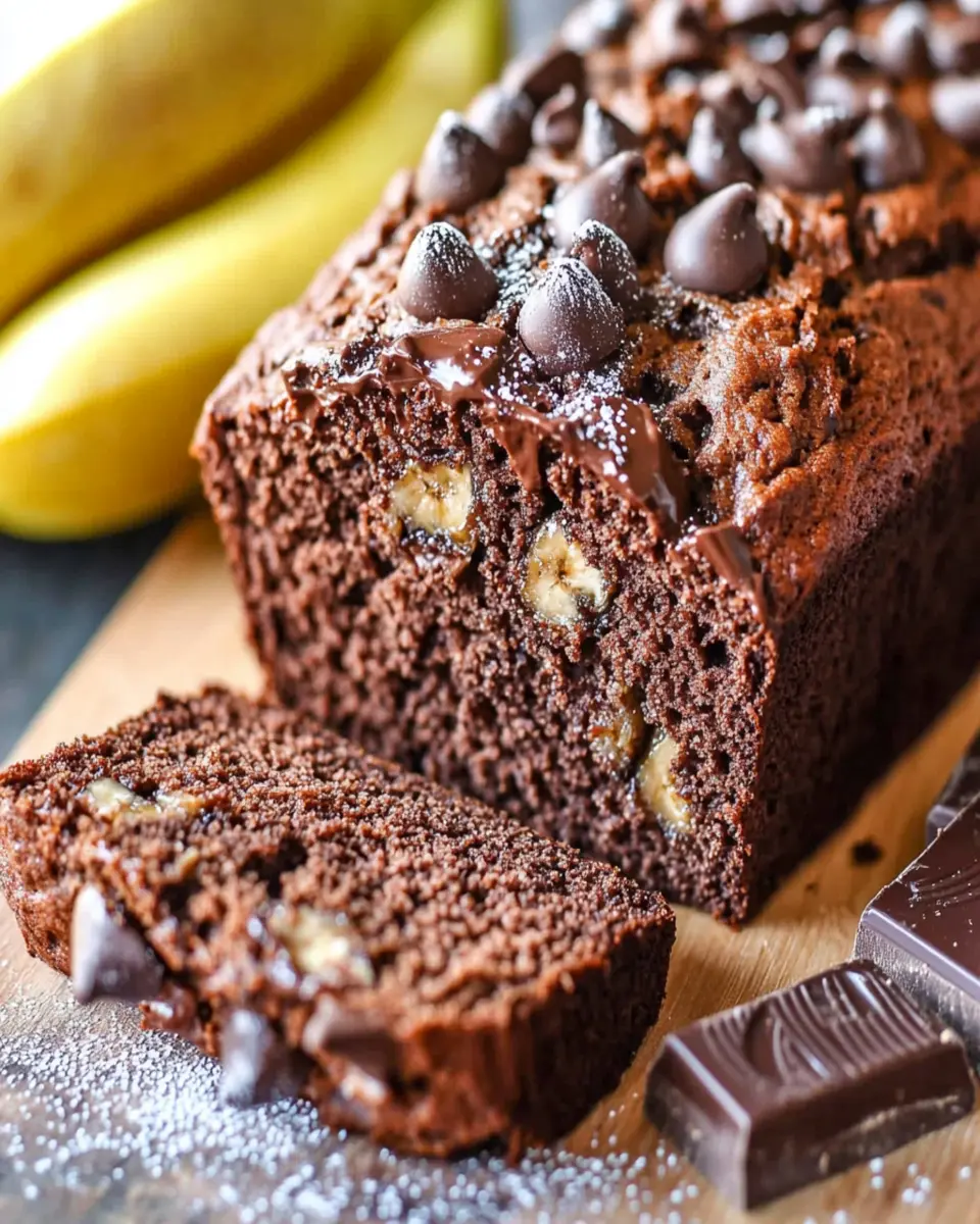 Double Chocolate Banana Bread First Image First Image