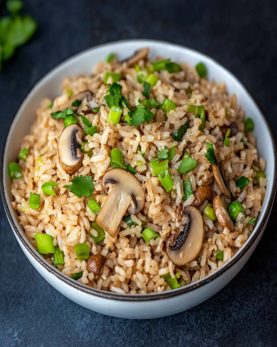 Mushroom Fried Rice First Image First Image
