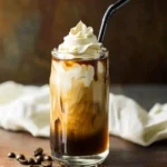 French Vanilla Iced Coffee with Homemade Vanilla Syrup First Image First Image