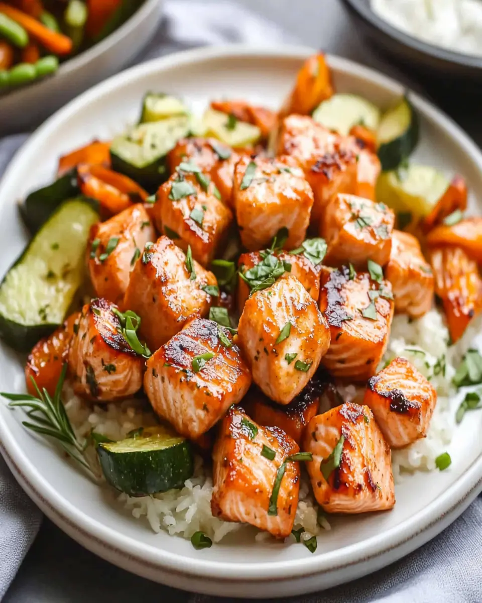 Air Fryer Salmon Bites First Image First Image