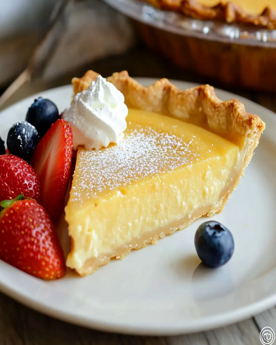 Buttermilk Pie First Image First Image
