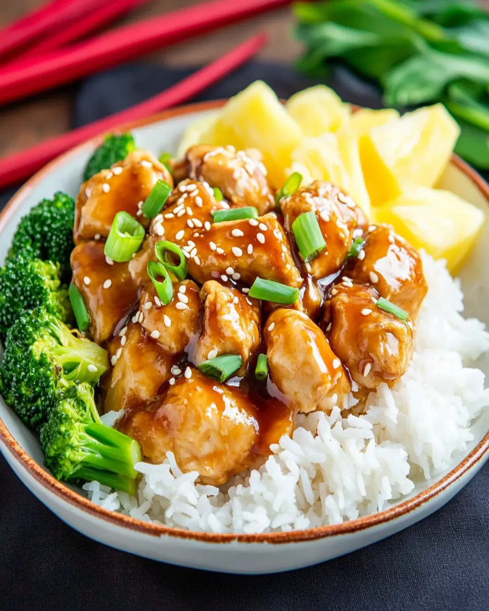 Instant Pot or Crockpot Teriyaki Chicken First Image First Image