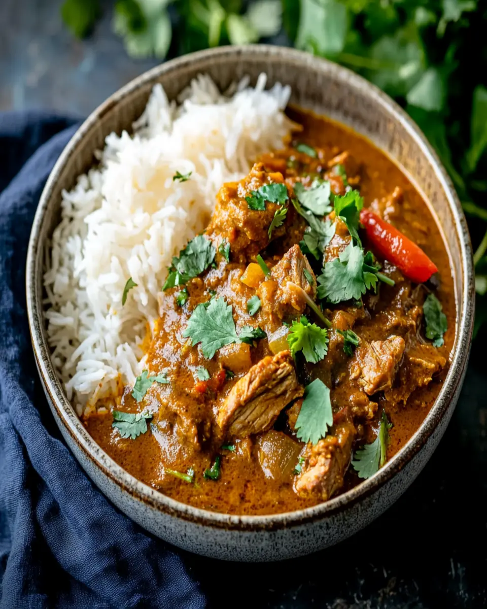 Slow Cooker Lamb Curry First Image First Image