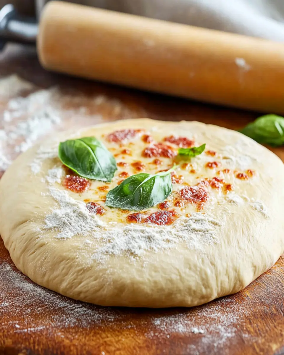 Easy Homemade Pizza Dough First Image First Image