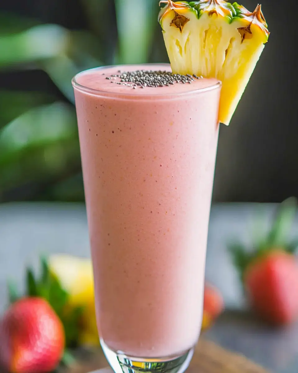 Strawberry Banana Pineapple Smoothie First Image First Image