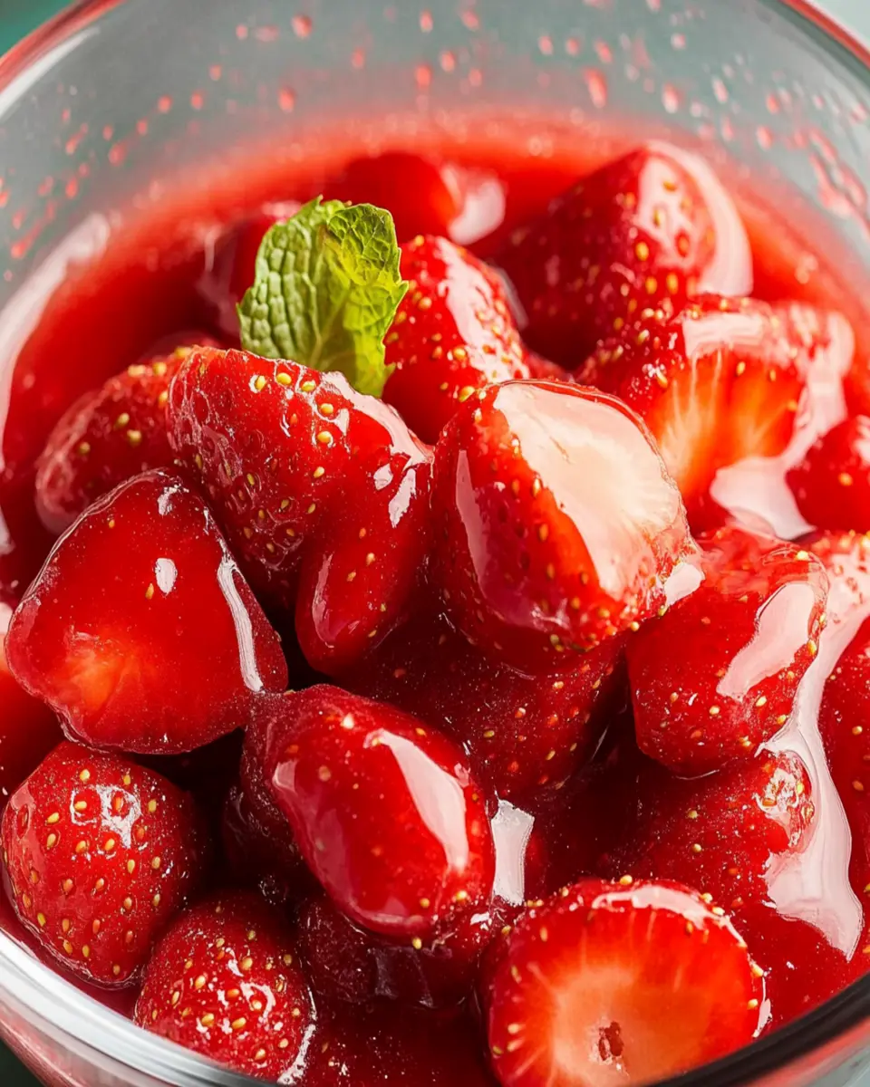 How to Make Macerated Strawberries {2 Ingredients} First Image First Image