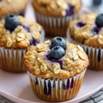 Blueberry Oatmeal Muffins First Image First Image