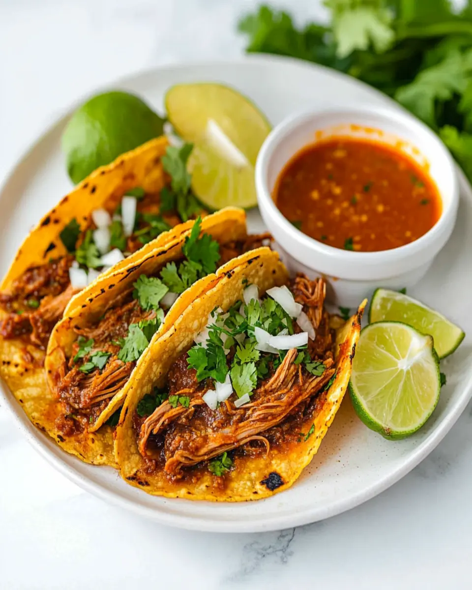 Slow Cooker Birria Tacos First Image First Image