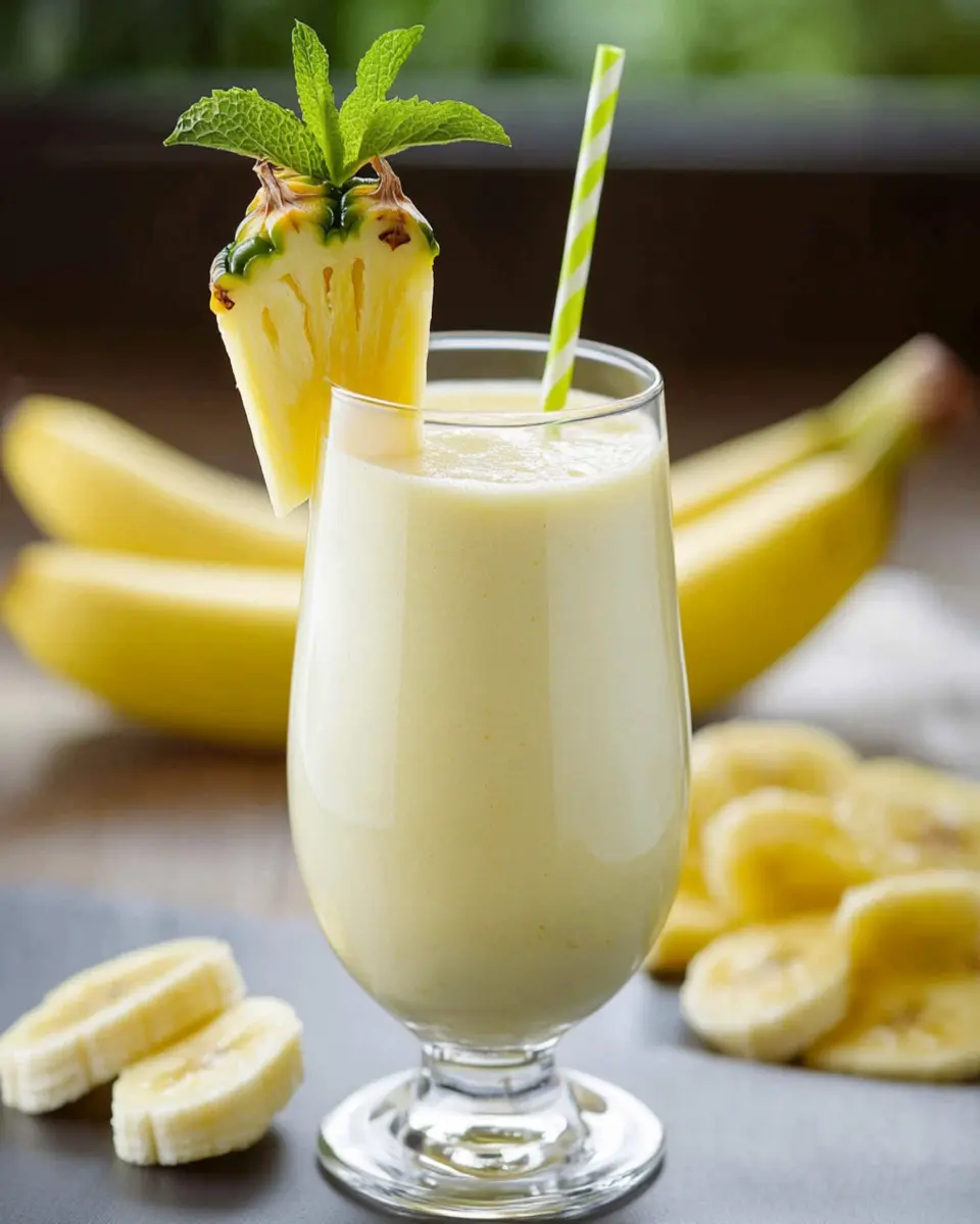 Pineapple Banana Smoothie First Image First Image