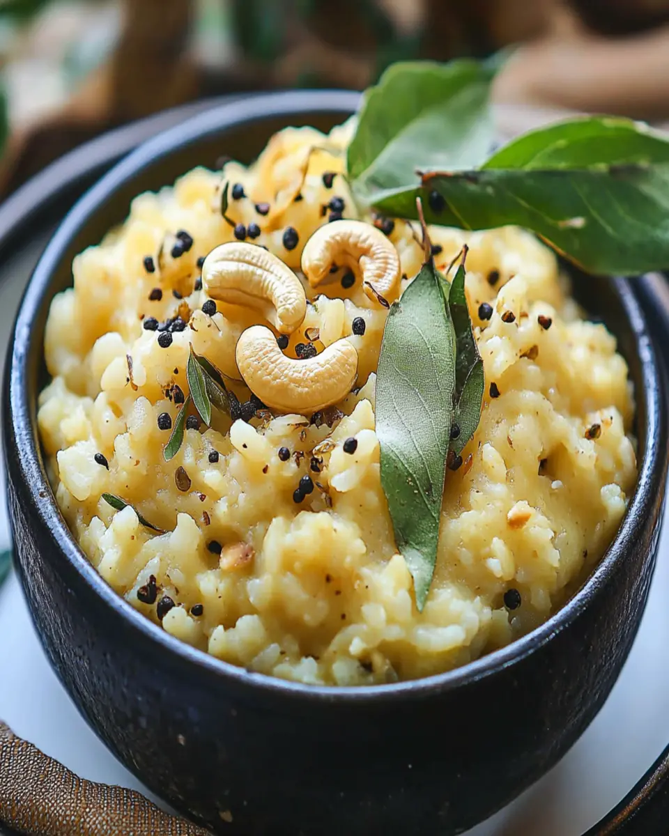 Ven Pongal (Khara Pongal, Ghee Pongal) First Image First Image