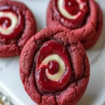 Red Velvet Cream Cheese Swirl Cookies First Image First Image