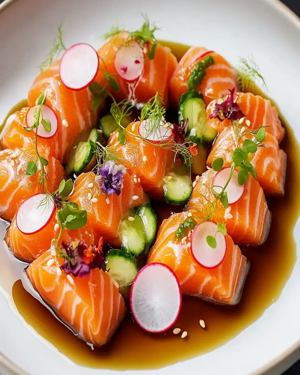Salmon Crudo with Citrus Soy Dressing: An Incredible Ultimate Recipe First Image First Image