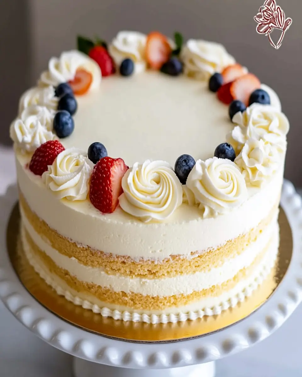 Mascarpone Cream Cake – First Image First Image