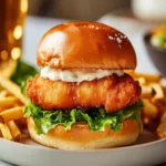 Fried Fish Sandwich First Image First Image