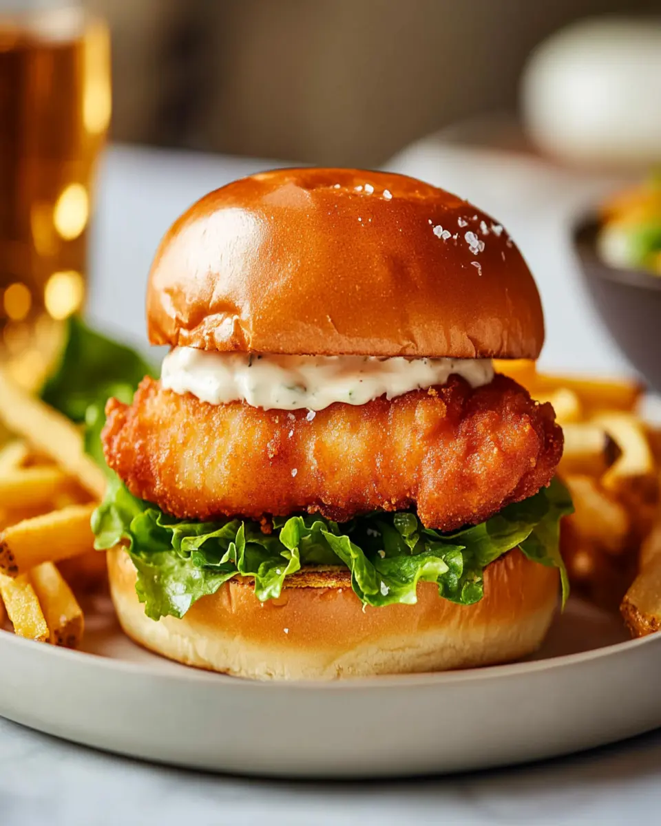 Fried Fish Sandwich First Image First Image