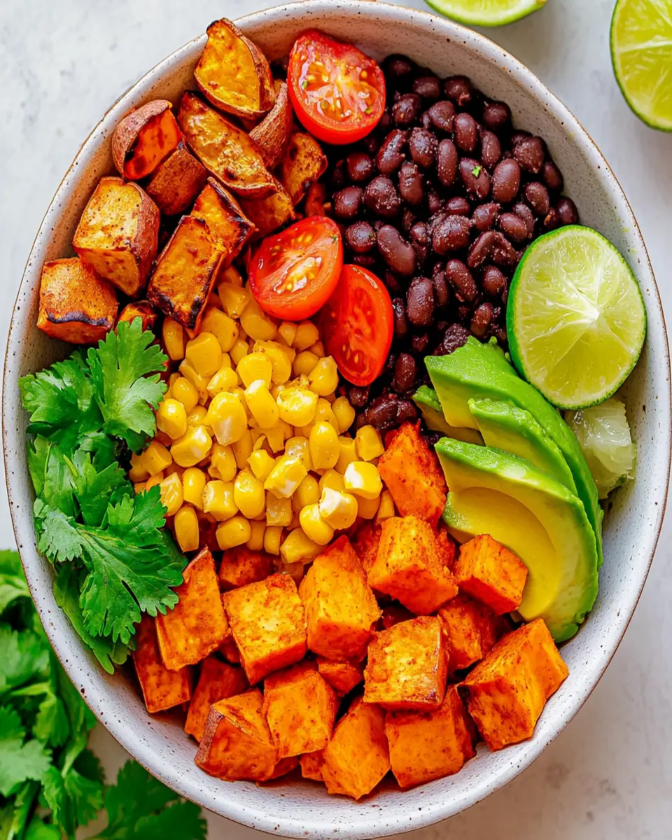 Mexican Sweet Potato and Black Bean Buddha Bowl First Image First Image