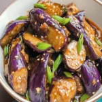 Chinese Eggplant with Garlic Sauce – Restaurant Style! (VIDEO) First Image First Image