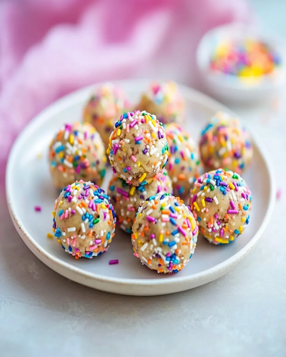 Birthday Cake Protein Balls First Image First Image