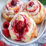 Raspberry Sweet Rolls First Image First Image