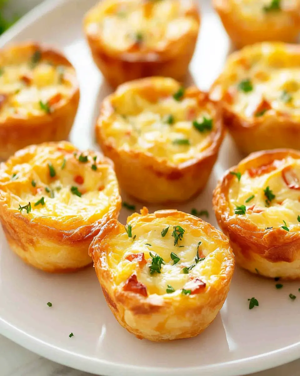 Mini Cheese Quiche First Image First Image