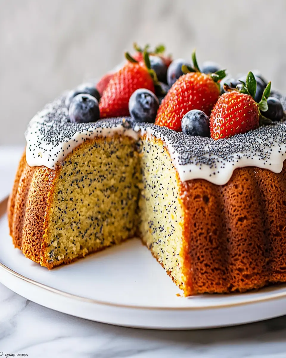 Poppy Seed Cake First Image First Image