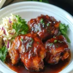 Crockpot BBQ Chicken Thighs First Image First Image