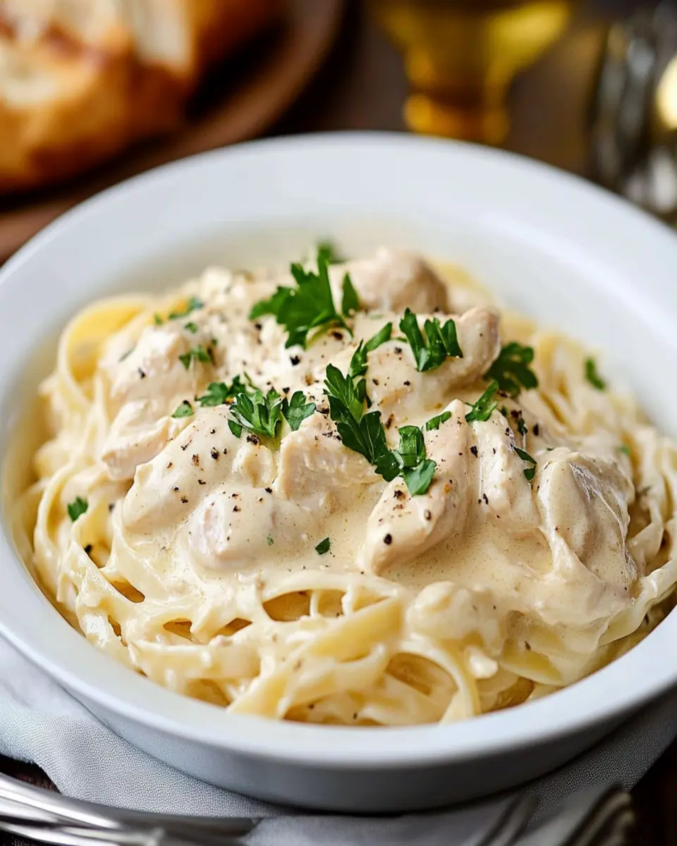 Crockpot Chicken Alfredo Recipe First Image First Image