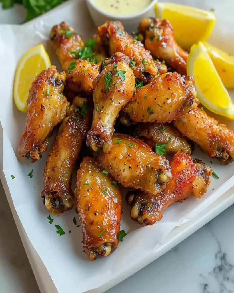 Crispy Lemon Pepper Wings First Image First Image