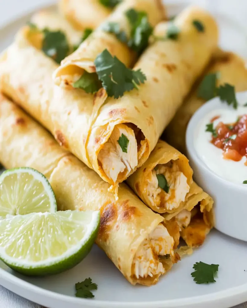 Green Chile Chicken Taquitos First Image First Image