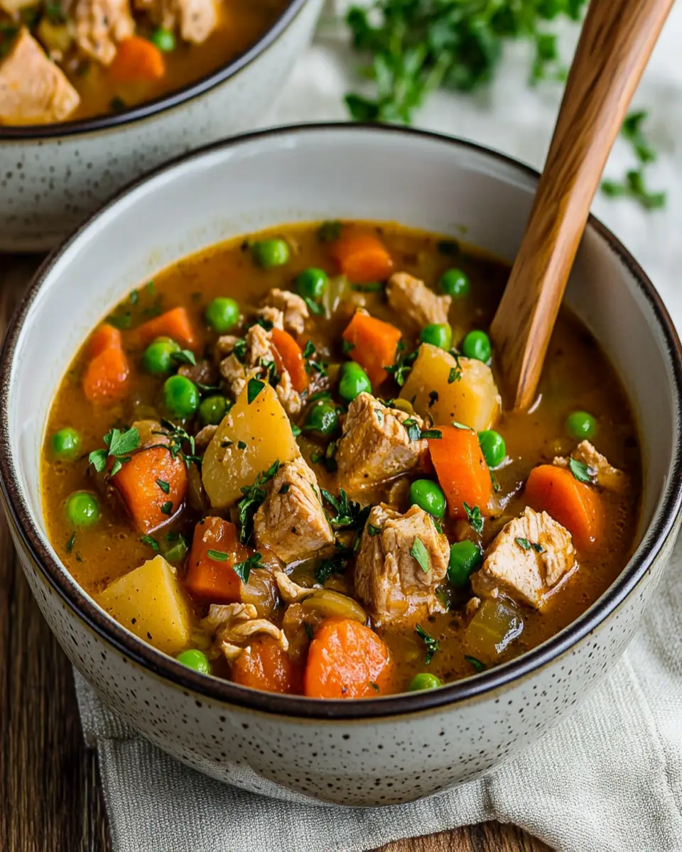 Slow Cooker Turkey Stew First Image First Image
