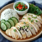 Savory Hainanese Chicken: Your New Family Favorite Dish First Image First Image