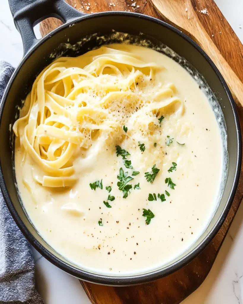 Homemade Alfredo Sauce First Image First Image