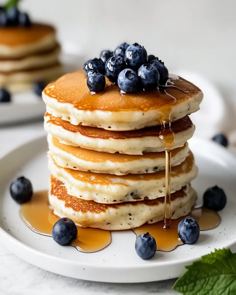 Fluffy Cottage Cheese Pancakes – High Protein Breakfast Idea First Image First Image